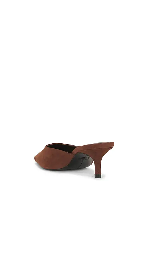 Black Suede Studio Riley 50 Mule Pump | Thumbnail 3