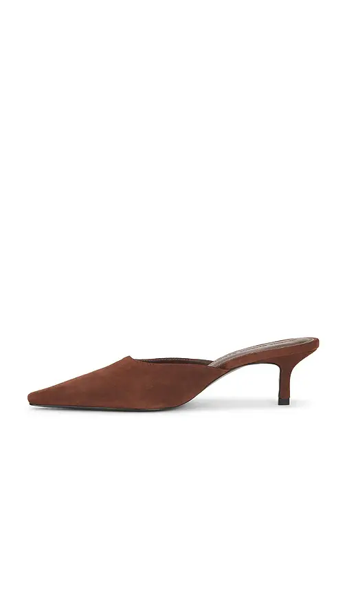 Black Suede Studio Riley 50 Mule Pump | Thumbnail 5