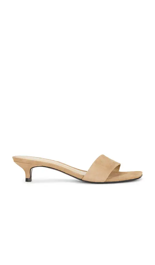 Black Suede Studio Avery 35 Mule | Image 1 Black Suede Studio Avery 35 Mule | Image 1