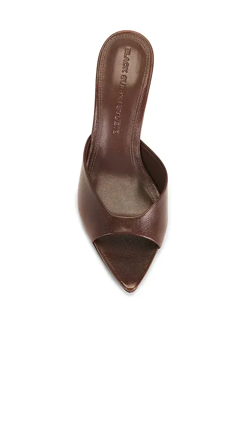 Black Suede Studio Brea 80 Mule | Thumbnail 4