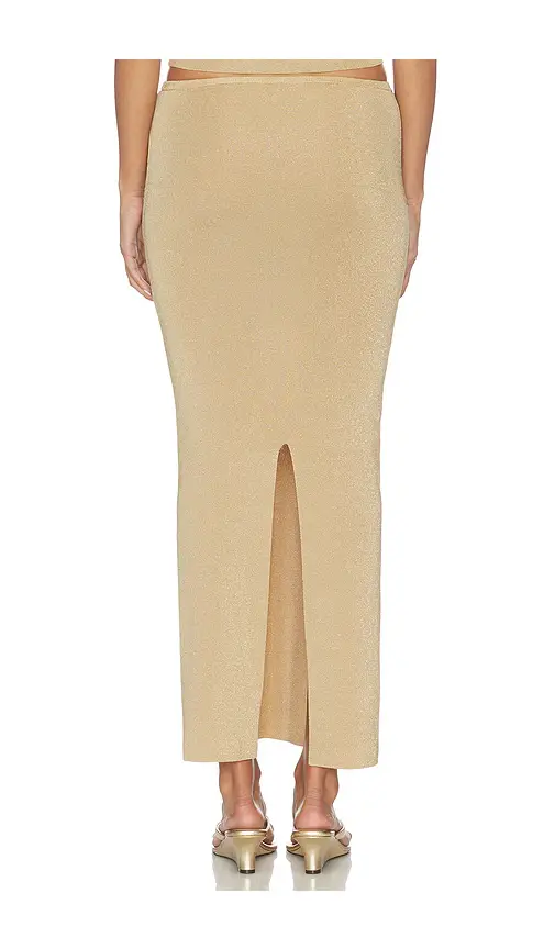 NBD Nyla Shimmer Midi Skirt | Thumbnail 4