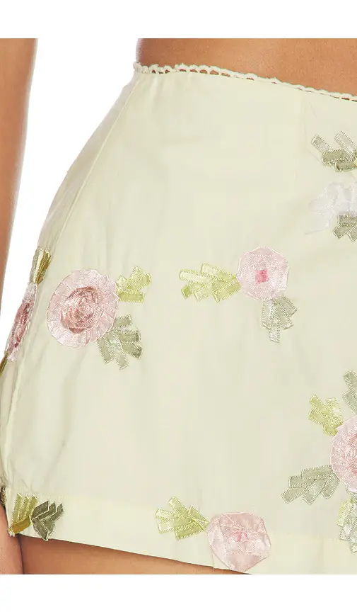 For Love & Lemons Ribbon Flowers Skort | Thumbnail 6 For Love & Lemons Ribbon Flowers Skort | Thumbnail 6
