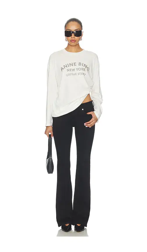 ANINE BING Ivan Long Sleeve New York Stencil | Thumbnail 4 ANINE BING Ivan Long Sleeve New York Stencil | Thumbnail 4