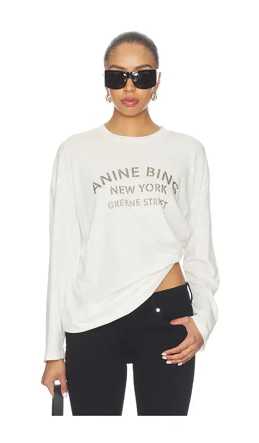 Ivan Long Sleeve New York Stencil Ivan Long Sleeve New York Stencil