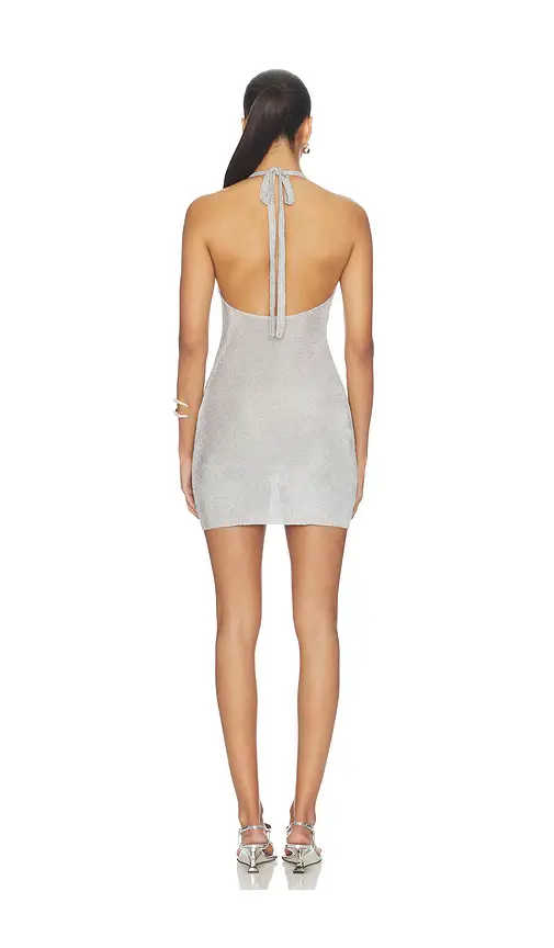 Guizio Millie Halter Mini Dress | Thumbnail 3 Guizio Millie Halter Mini Dress | Thumbnail 3