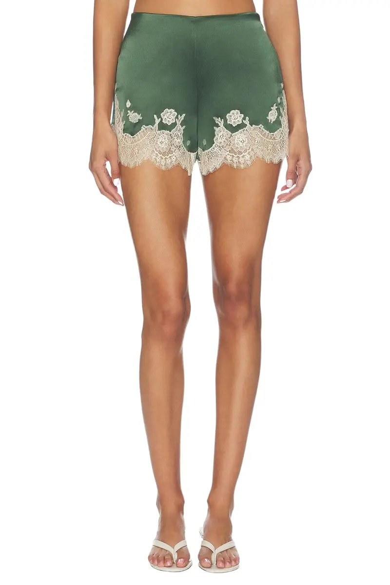 Alice + Olivia Elissa Cutaway Lace Short