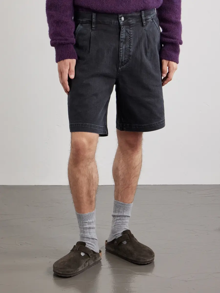 Corridor Spring Wide-Leg Stretch-Cotton Denim Shorts - Men | Thumbnail 3
