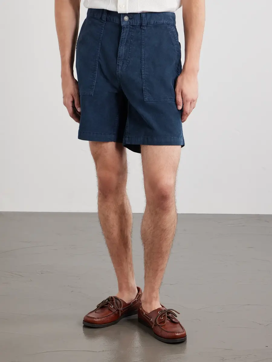Corridor Wide-Leg Stretch-Cotton Corduroy Shorts - Men | Thumbnail 3