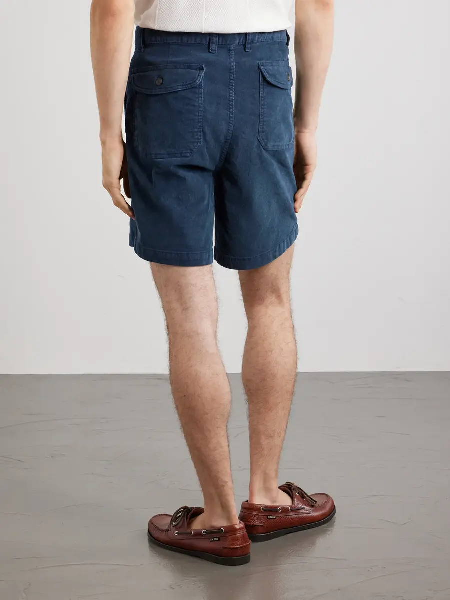 Corridor Wide-Leg Stretch-Cotton Corduroy Shorts - Men | Thumbnail 4