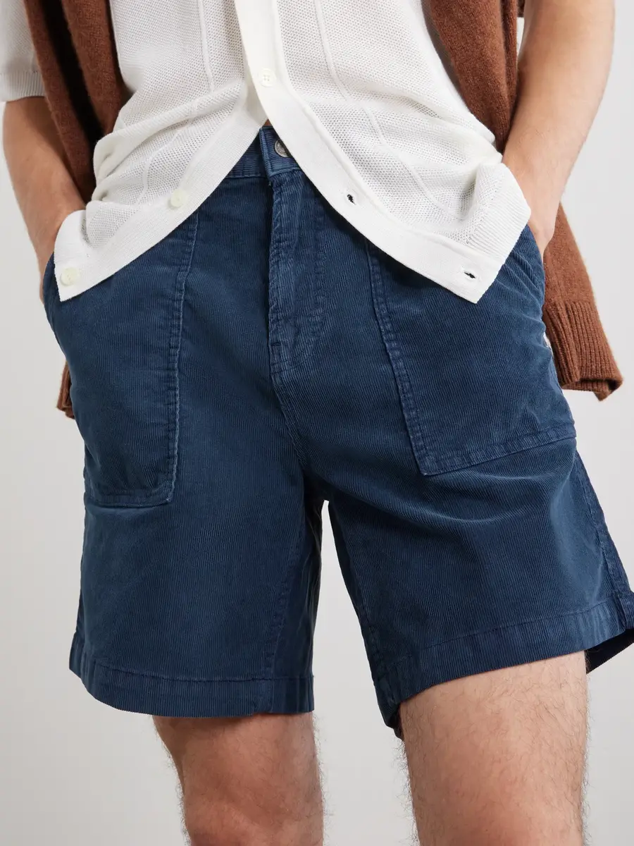 Corridor Wide-Leg Stretch-Cotton Corduroy Shorts - Men | Thumbnail 5