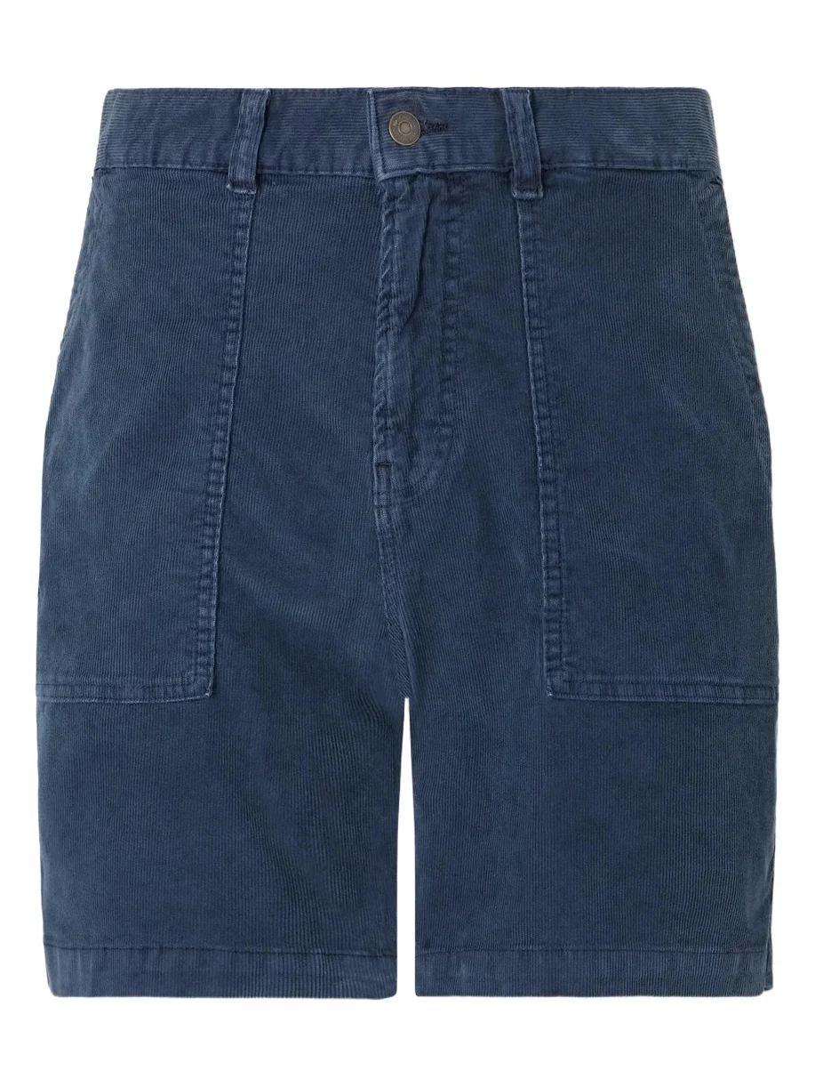 Wide-Leg Stretch-Cotton Corduroy Shorts - Men Wide-Leg Stretch-Cotton Corduroy Shorts - Men