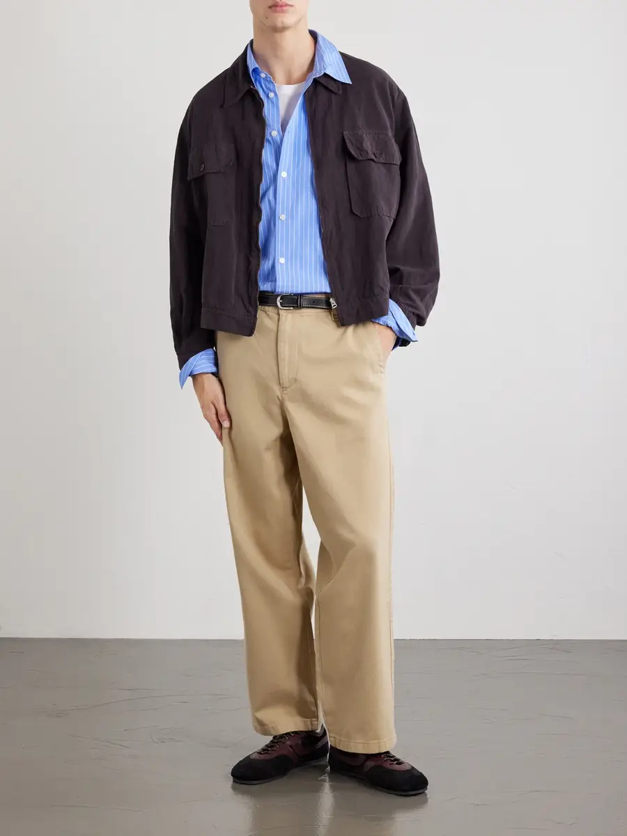 Corridor Wide-Leg Cotton-Twill Trousers - Men | Thumbnail 2 Corridor Wide-Leg Cotton-Twill Trousers - Men | Thumbnail 2