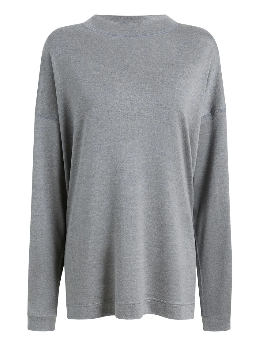 Khaite Dylan Top In Heather Grey