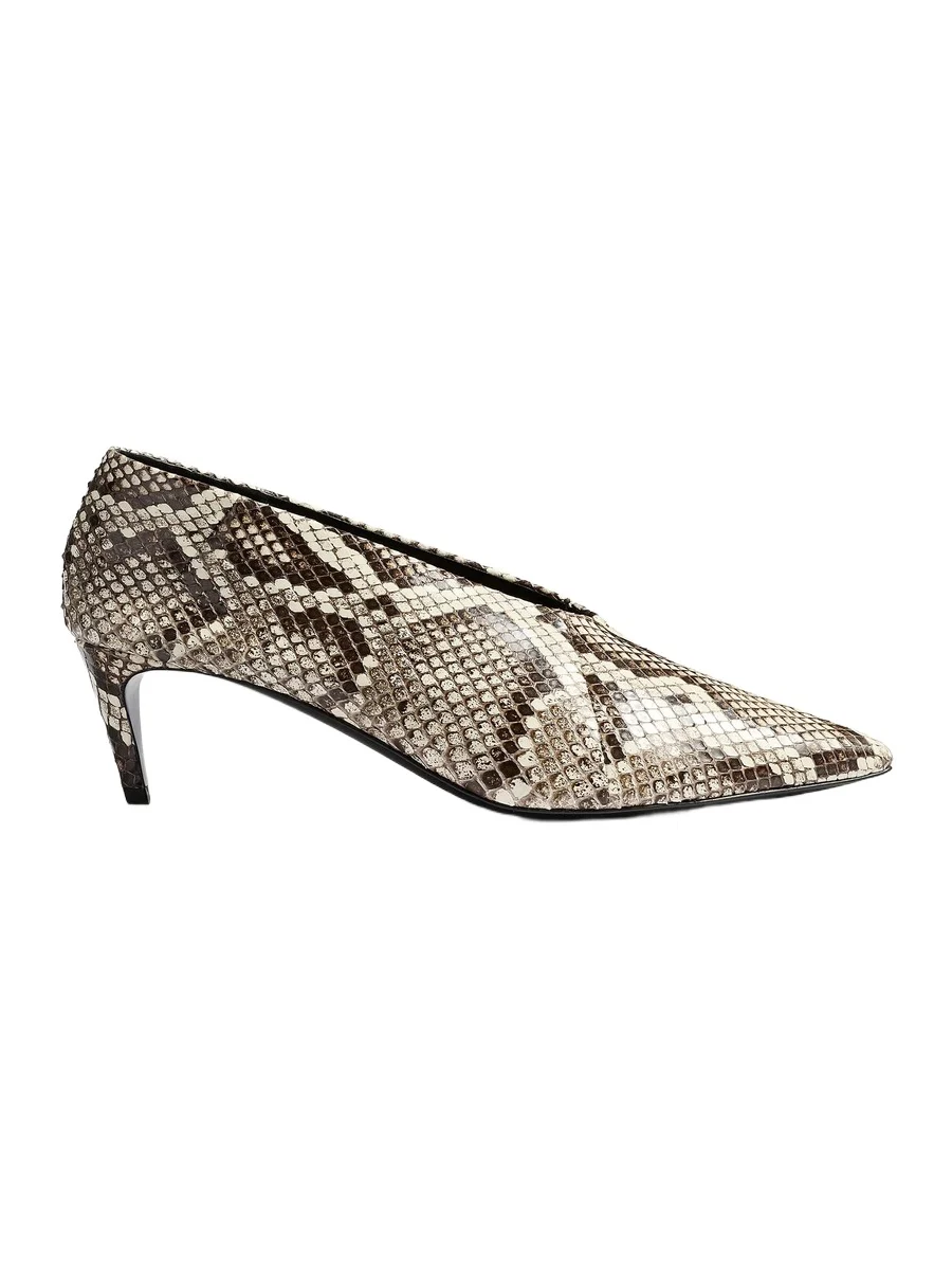 Khaite Miriam Pump In Natural Python