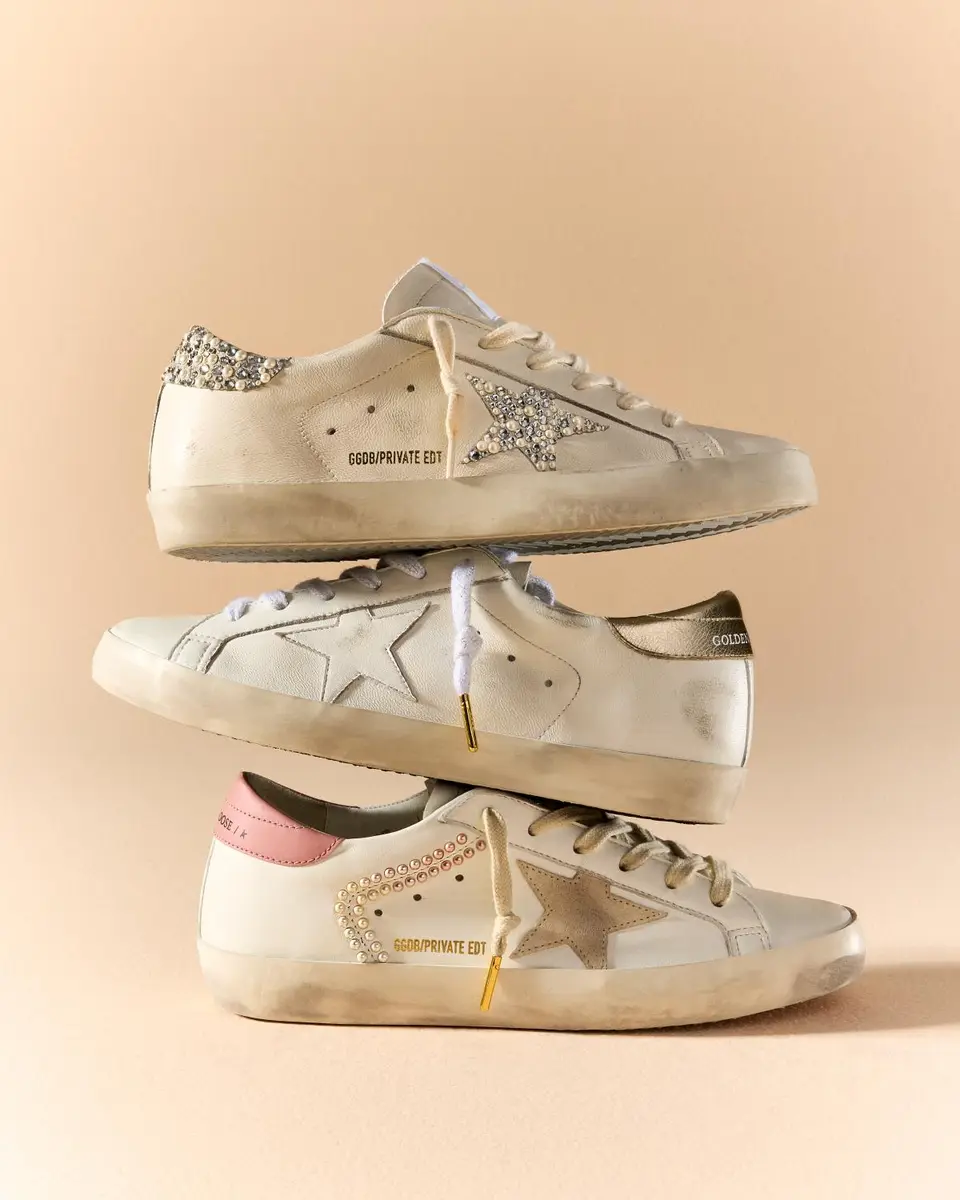 Golden Goose Super-Star Low-Top Leather Sneakers | Thumbnail 4