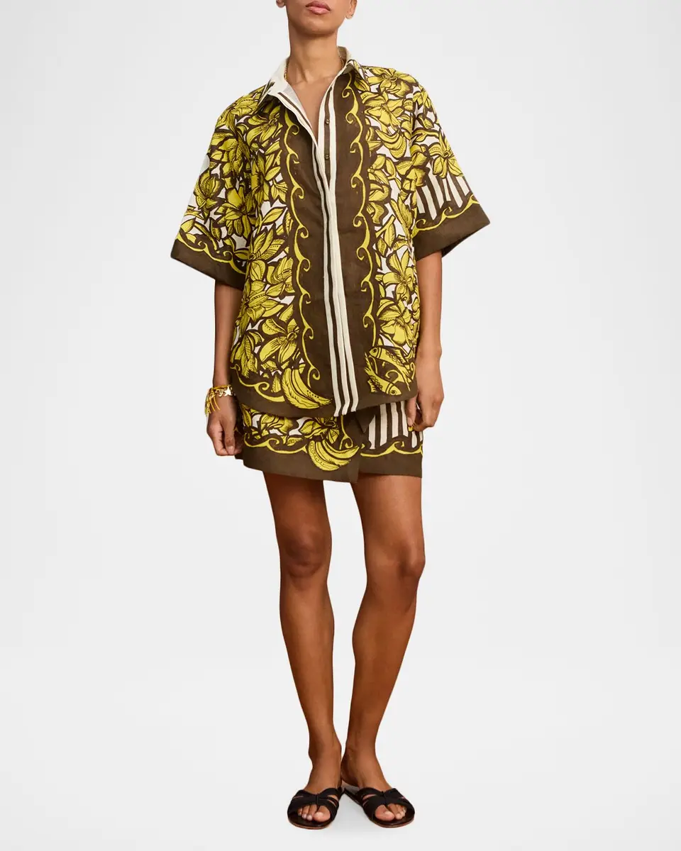 ALÉMAIS Mona Button-Front Shirt | Thumbnail 2