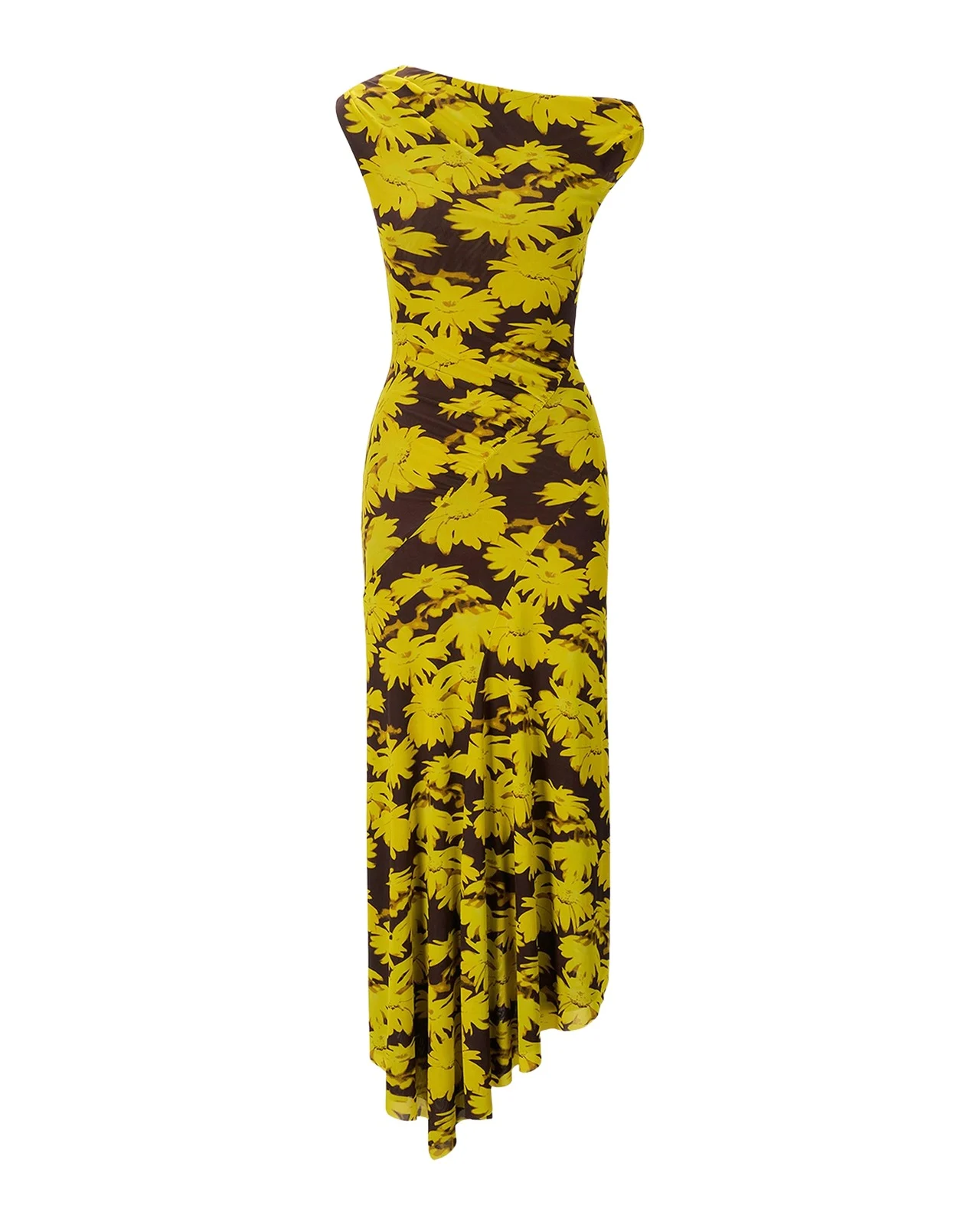 Amaris Floral Asymmetric Maxi Dress
