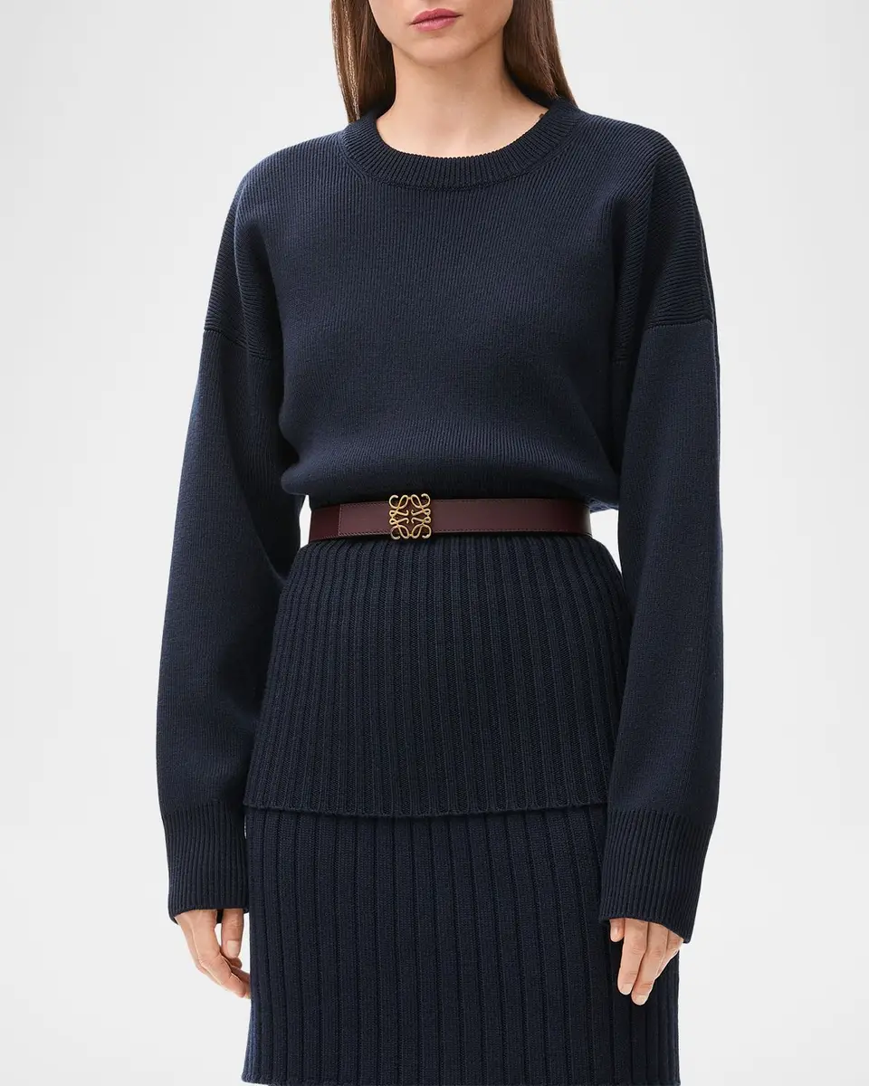 Loewe Anagram Reversible Leather Belt | Thumbnail 2