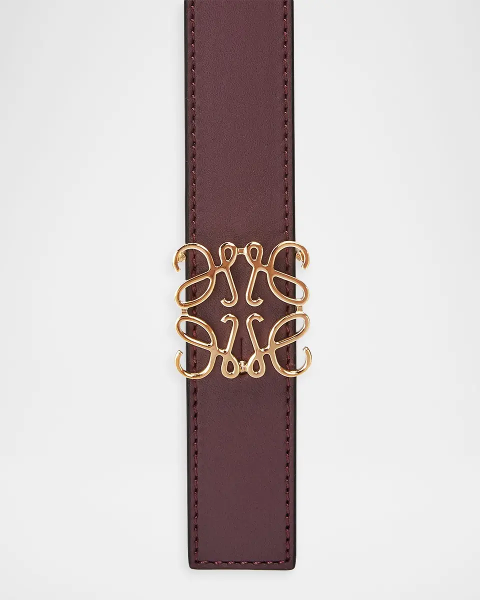 Loewe Anagram Reversible Leather Belt | Thumbnail 3