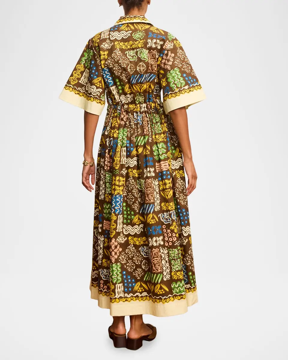 ALÉMAIS Minnie Cotton Midi Shirtdress | Thumbnail 3