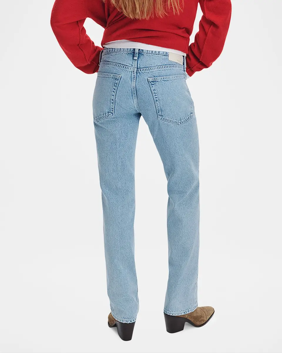 rag & bone Harlow Low-Rise Straight Jeans | Thumbnail 3