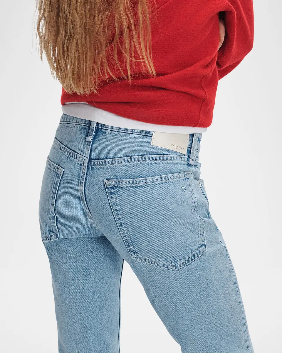 rag & bone Harlow Low-Rise Straight Jeans | Thumbnail 5