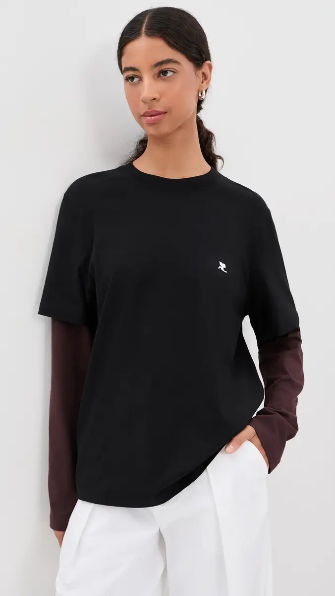 Courrèges Double Sleeve T-Shirt | Thumbnail 2 Courrèges Double Sleeve T-Shirt | Thumbnail 2