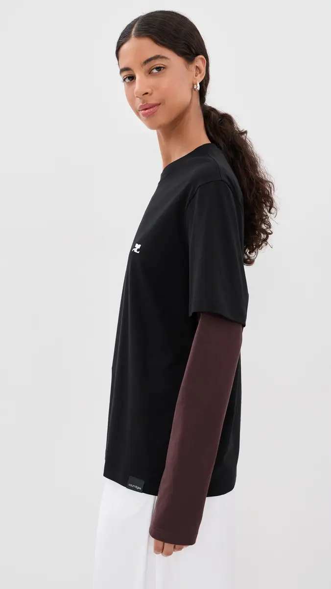 Courrèges Double Sleeve T-Shirt | Thumbnail 4 Courrèges Double Sleeve T-Shirt | Thumbnail 4