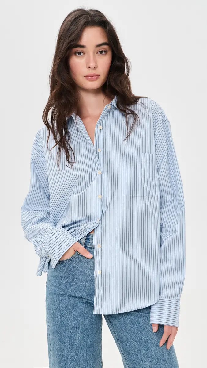 GOOD AMERICAN The Poplin Easy Shirt | Thumbnail 2 GOOD AMERICAN The Poplin Easy Shirt | Thumbnail 2