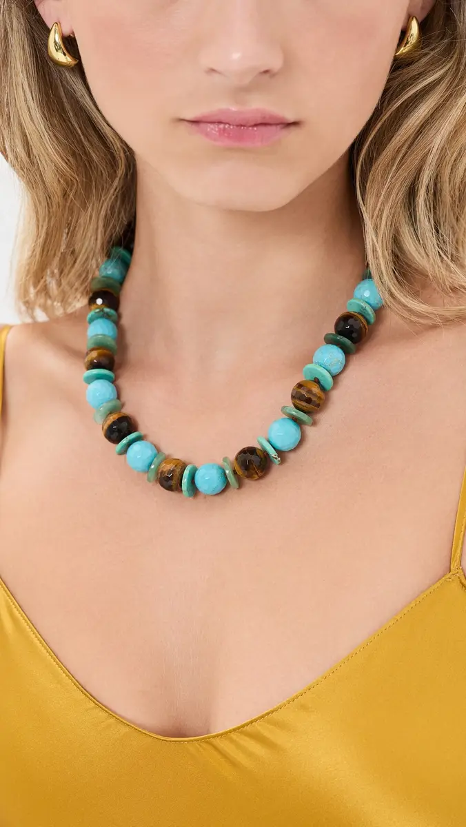 CHAN LUU Calla Necklace Turquoise One Size | Thumbnail 3