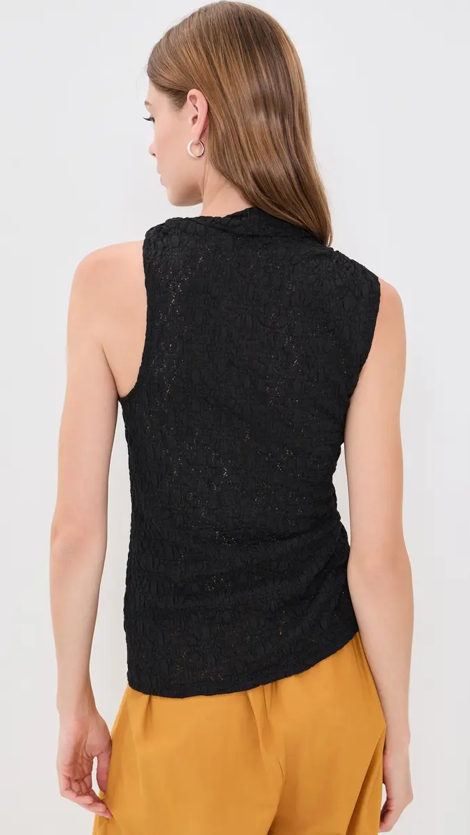 Proenza Schouler White Label Circe Top In Stretch Lace Black | Thumbnail 3 Proenza Schouler White Label Circe Top In Stretch Lace Black | Thumbnail 3