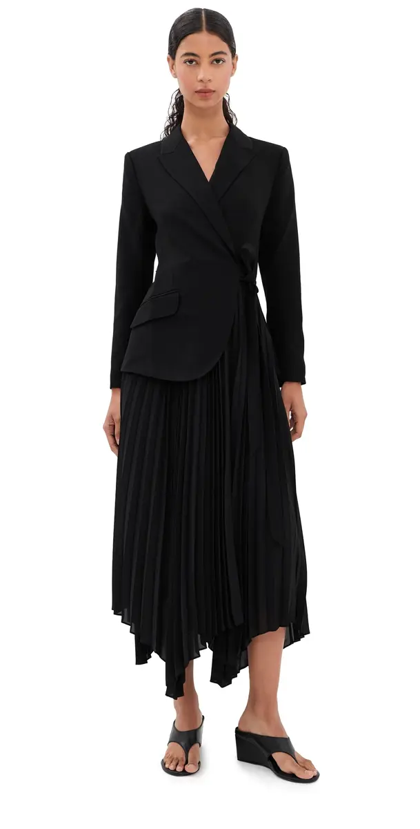 SIMKHAI Ambretta Combo Blazer Dress Black | Image 1 SIMKHAI Ambretta Combo Blazer Dress Black | Image 1