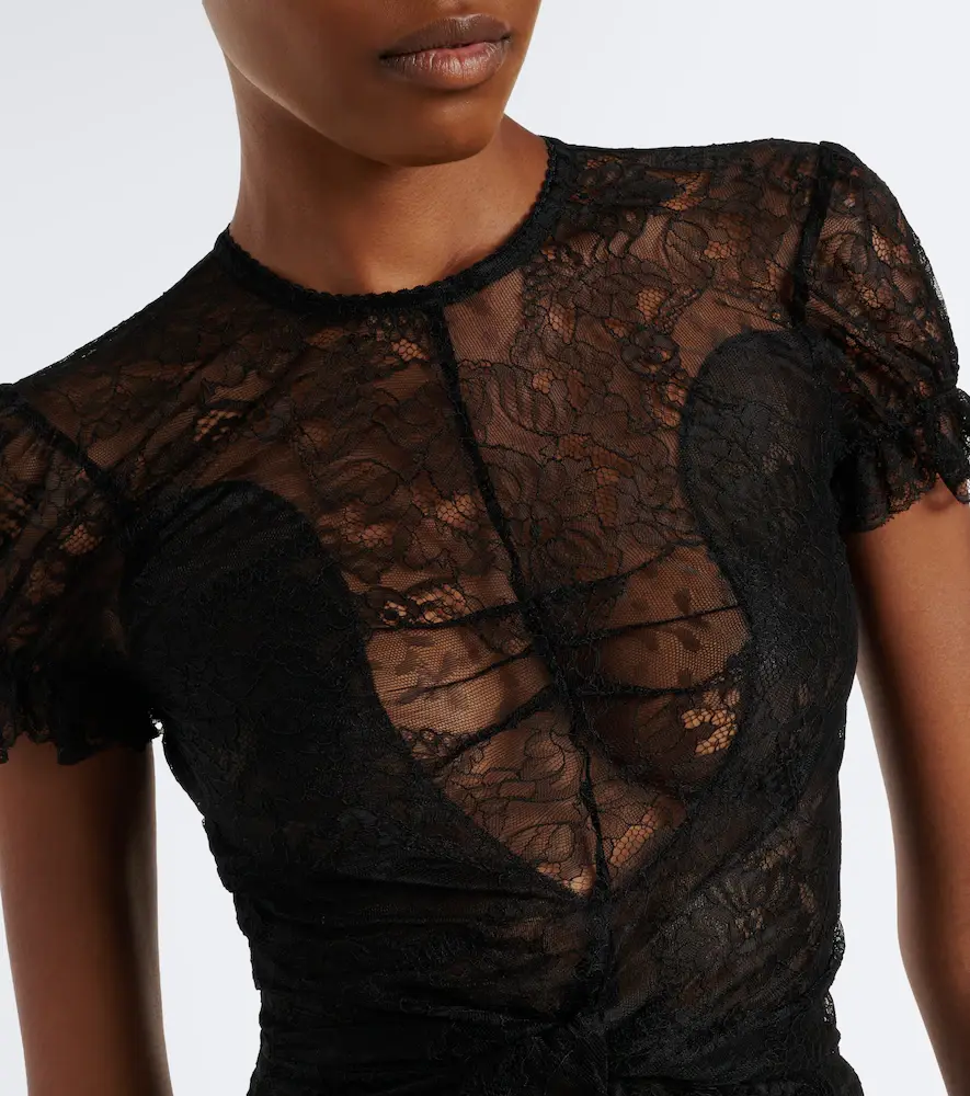 The Attico Belted lace minidress | Thumbnail 4 The Attico Belted lace minidress | Thumbnail 4