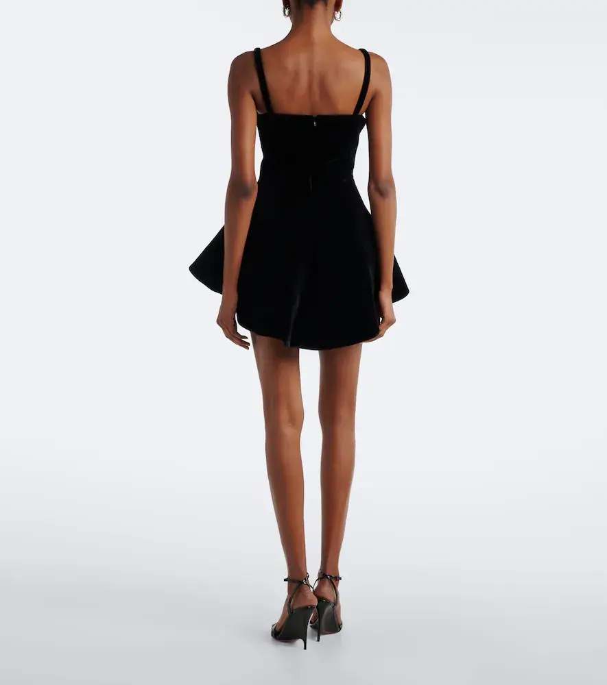 David Koma Velvet minidress | Thumbnail 3