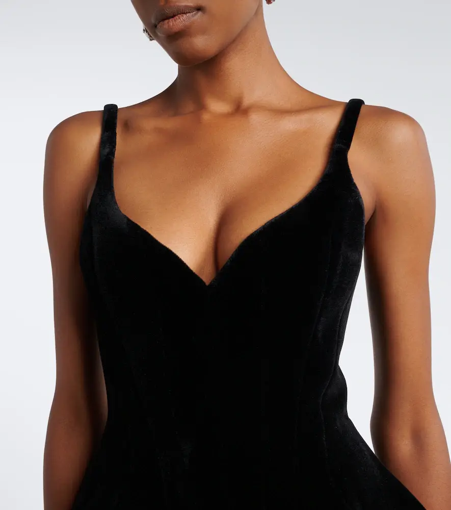 David Koma Velvet minidress | Thumbnail 5