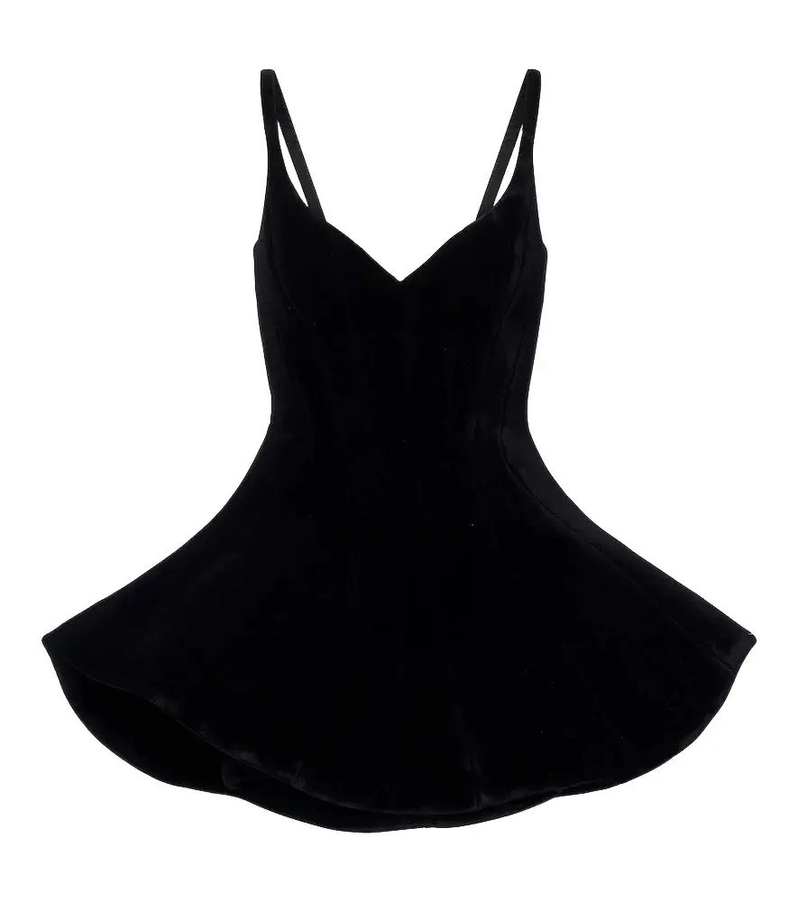 David Koma Velvet minidress | Image 1 David Koma Velvet minidress | Image 1