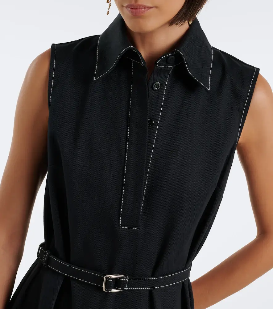 Emilia Wickstead Monique cotton poplin midi dress | Thumbnail 2 Emilia Wickstead Monique cotton poplin midi dress | Thumbnail 2