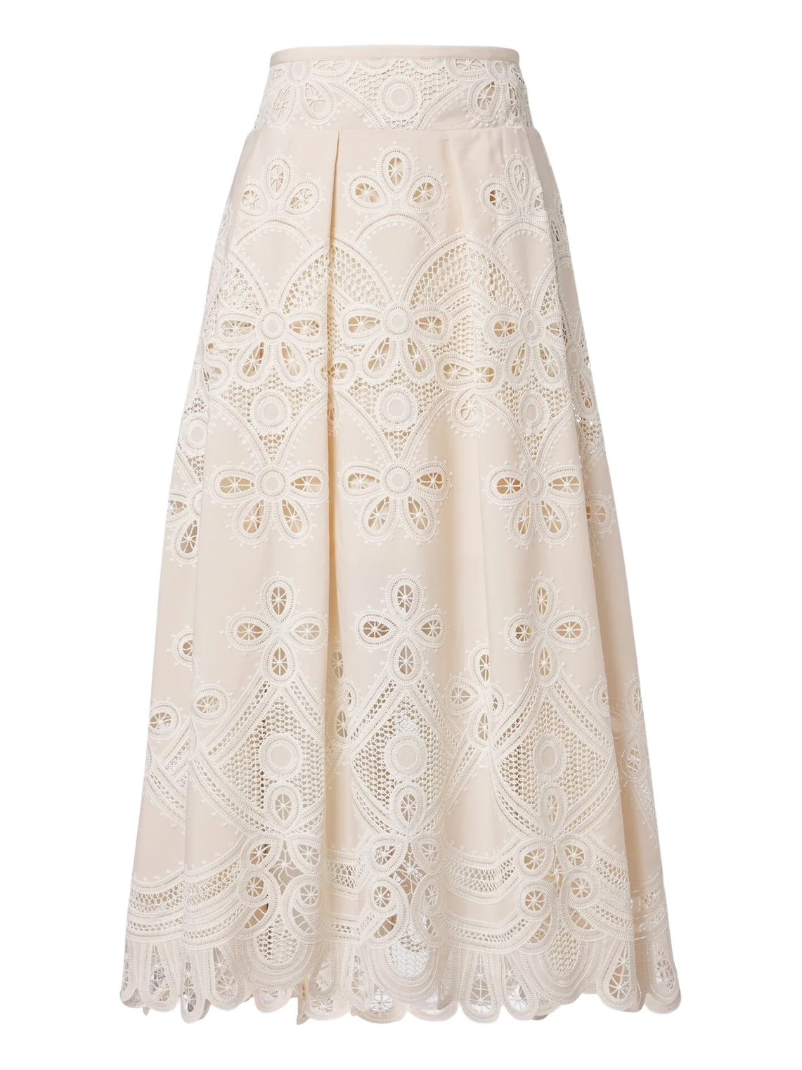 Elie Saab Embroidered maxi skirt
