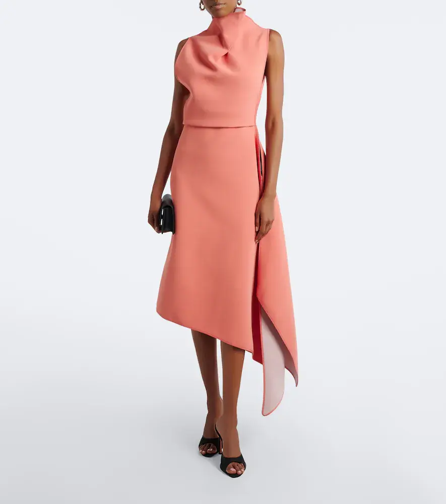 Maticevski Lash draped asymmetric midi dress | Thumbnail 5