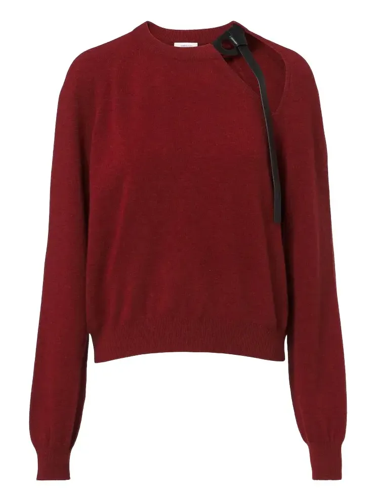 Cutout wool and cashmere-blend sweater Cutout wool and cashmere-blend sweater