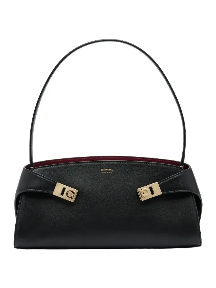 Hug East-West Small leather shoulder bag Hug East-West Small leather shoulder bag
