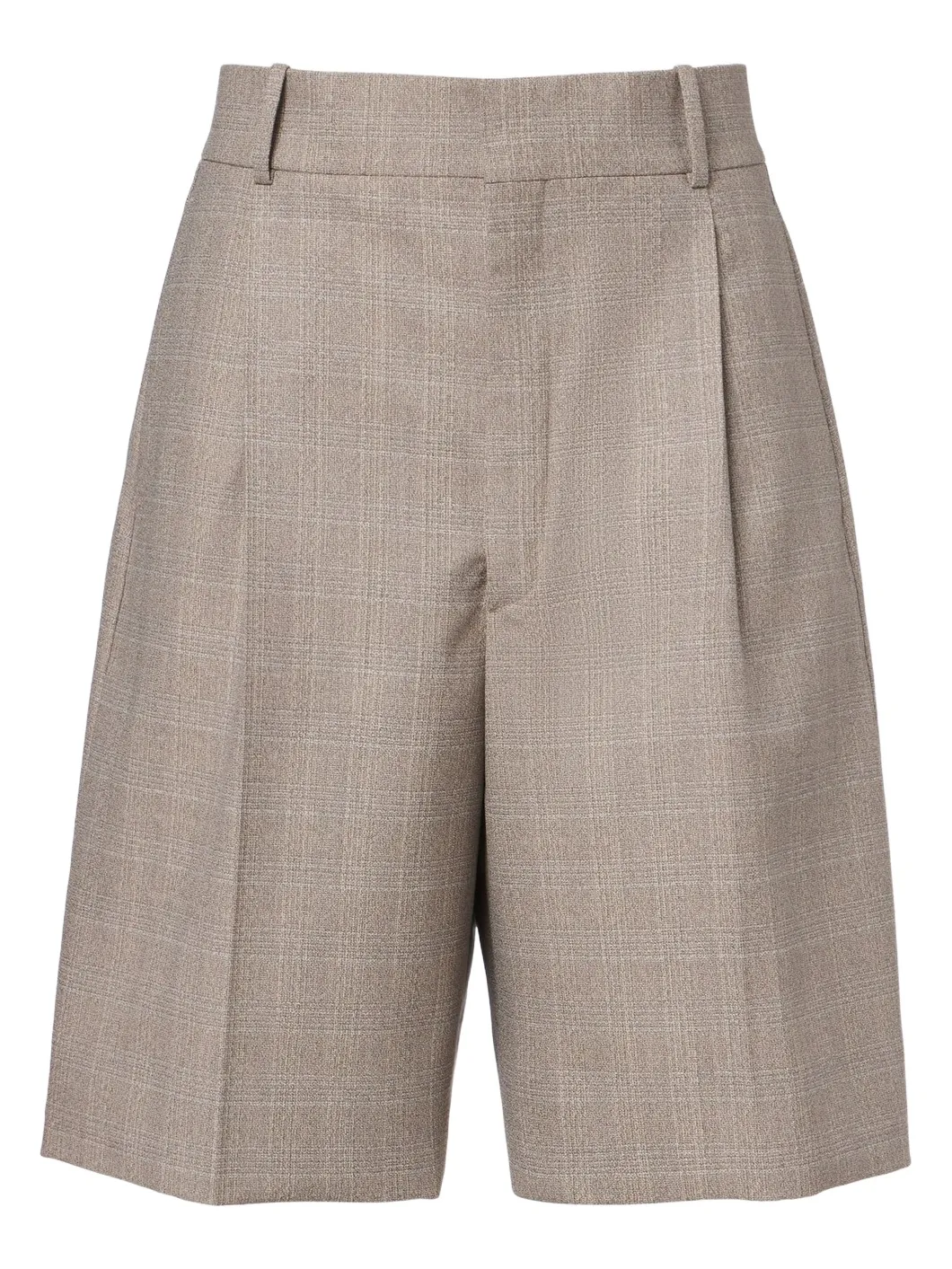 Bottega Veneta Prince of Wales check wool Bermuda shorts
