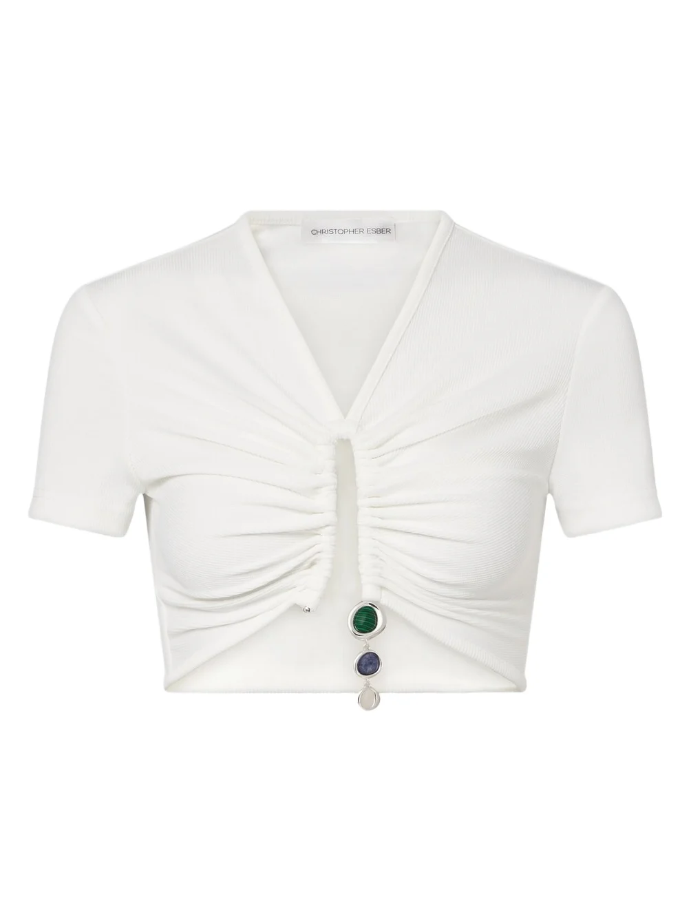 Embellished crop top Embellished crop top