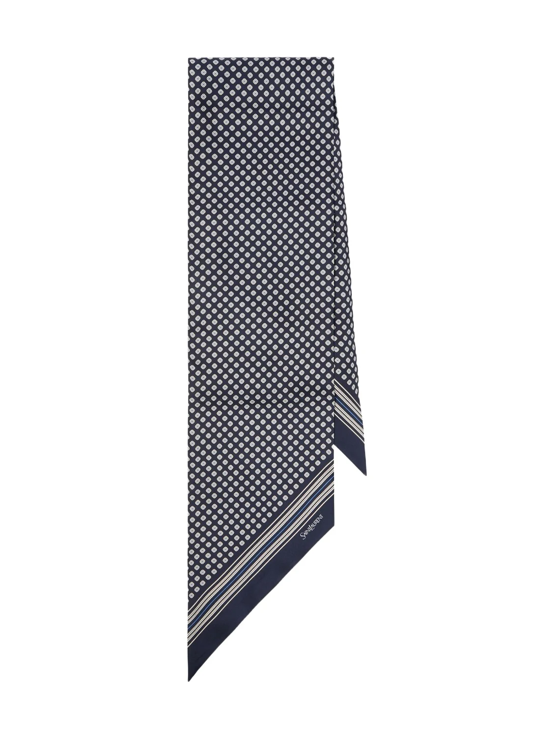 Silk jacquard scarf