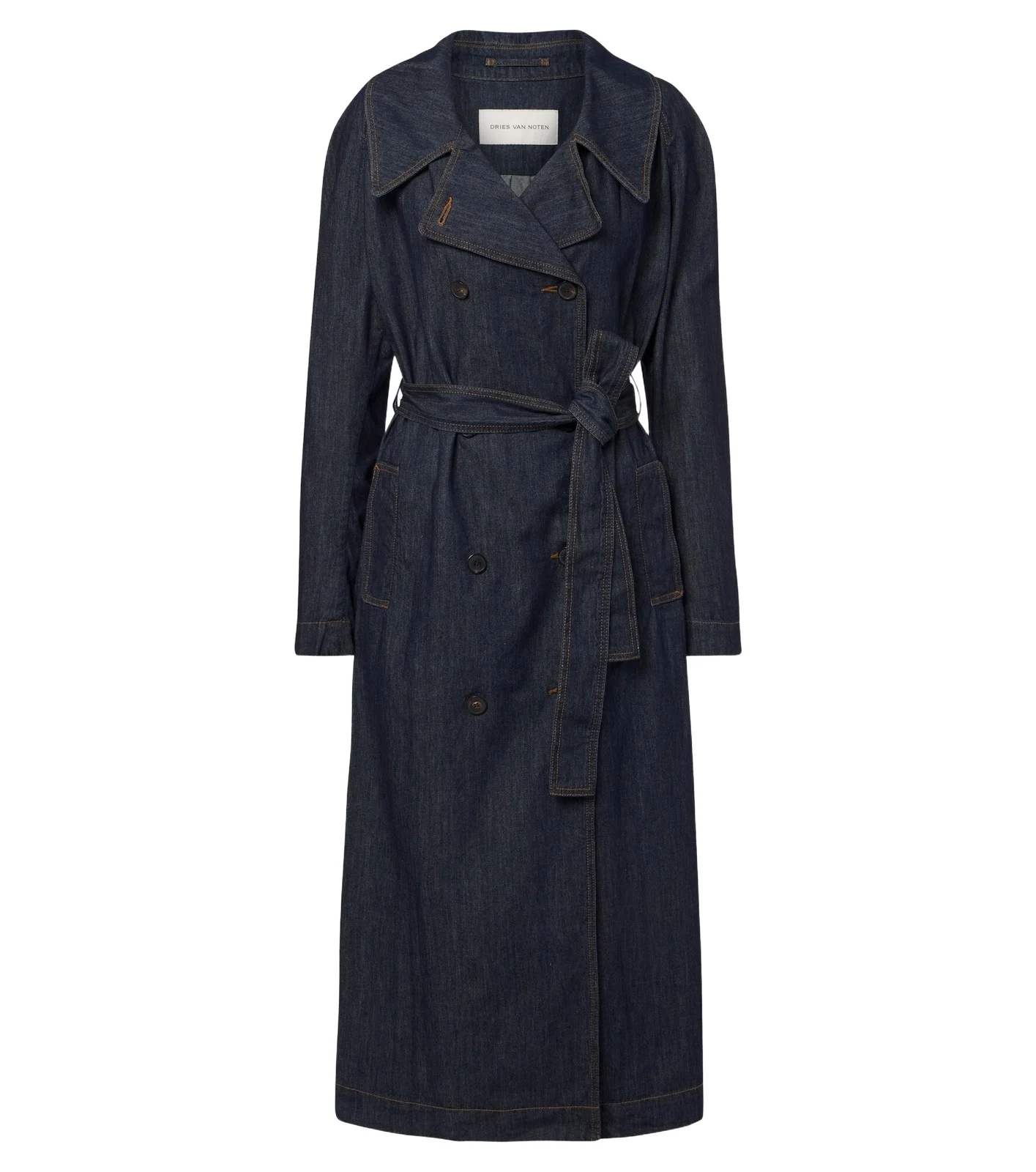 Denim trench coat Denim trench coat