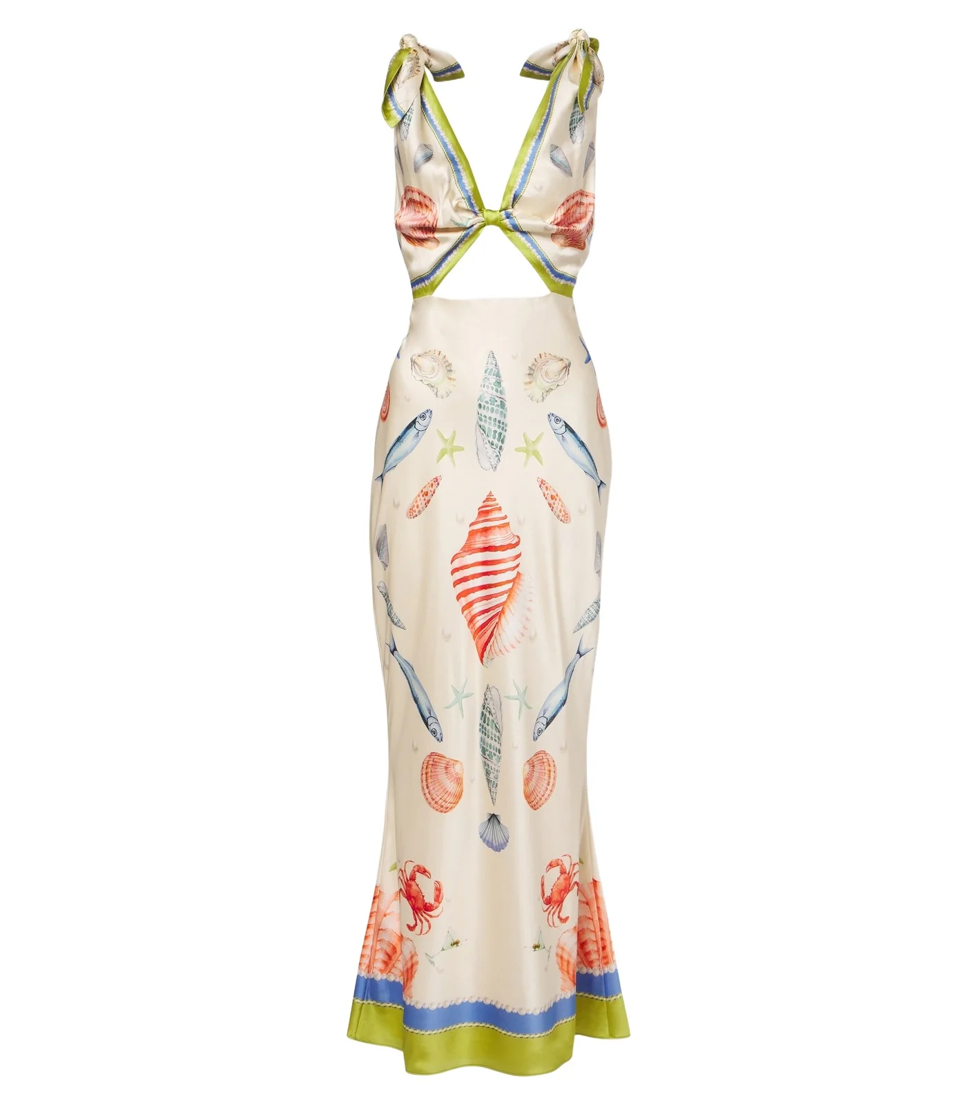 Retrofête Carlotte silk-blend satin maxi dress Retrofête Carlotte silk-blend satin maxi dress