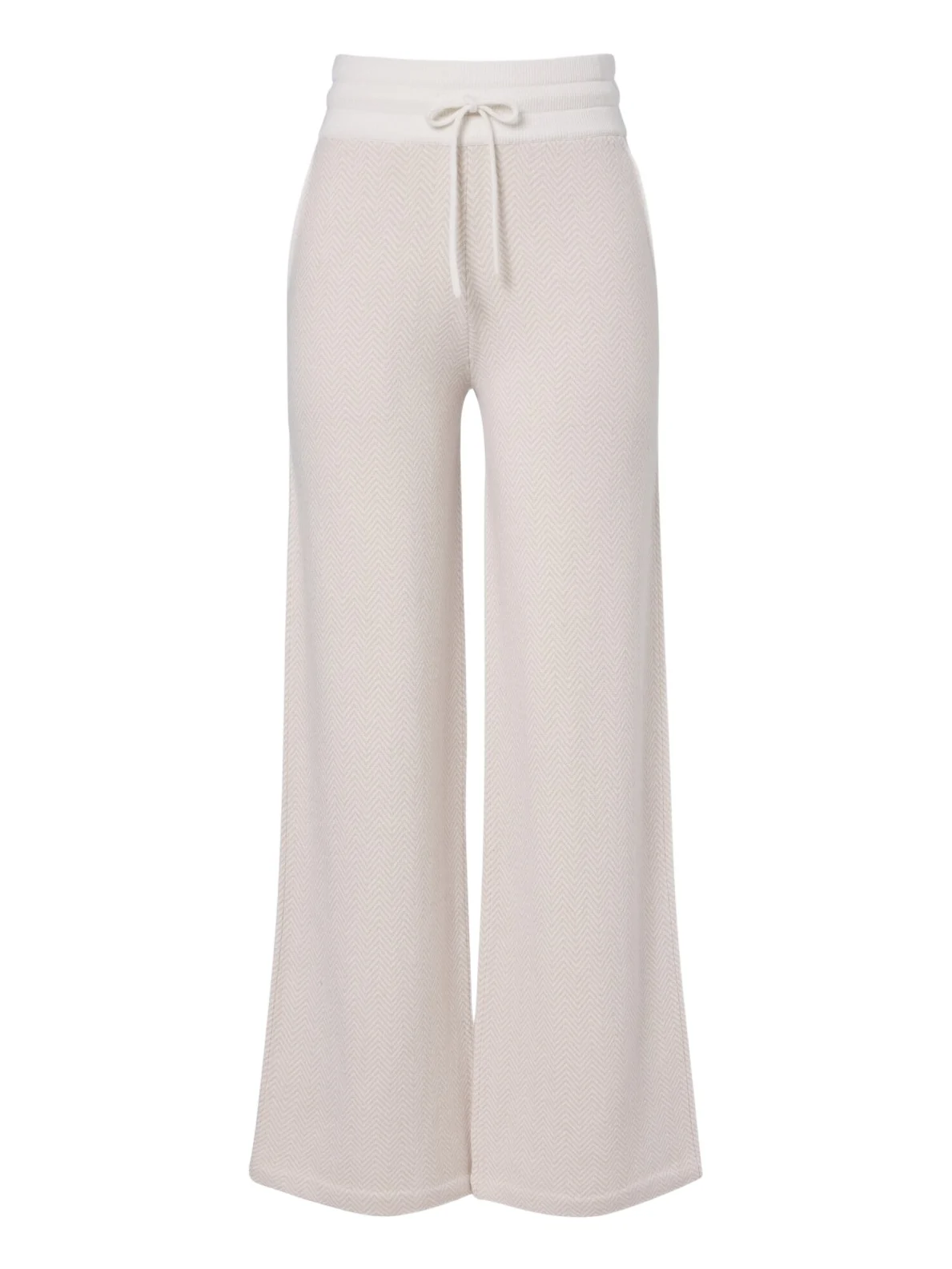 Chevron cashmere flared pants Chevron cashmere flared pants