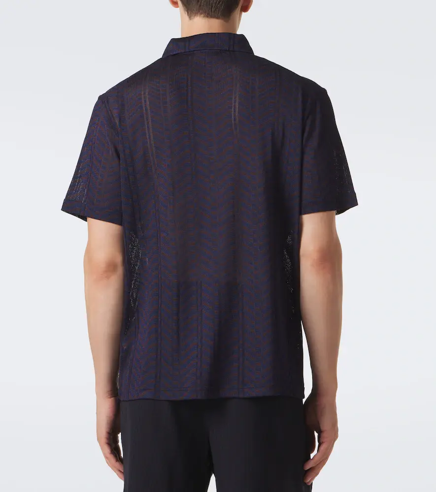 Missoni Greek Key knitted polo shirt | Thumbnail 5 Missoni Greek Key knitted polo shirt | Thumbnail 5