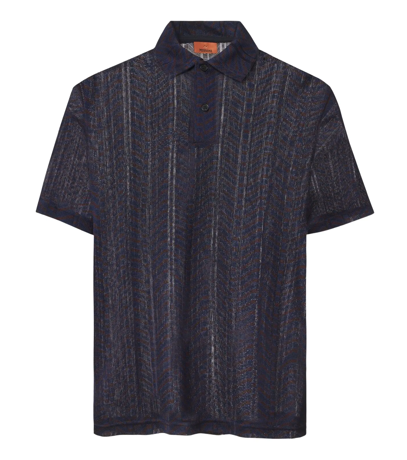 Greek Key knitted polo shirt Greek Key knitted polo shirt