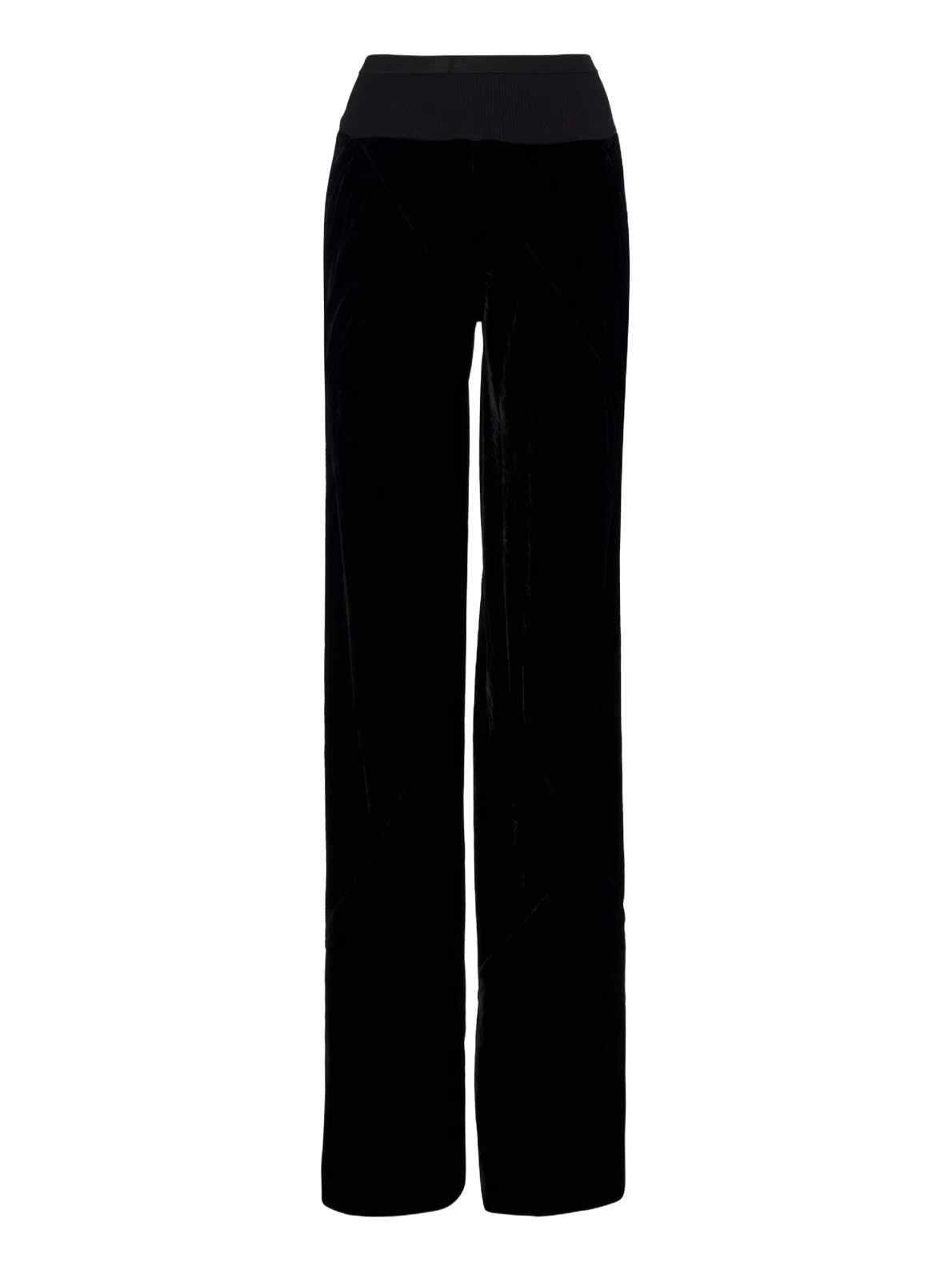 Bias wide-leg pants